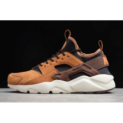 Nike Air Huarache Run Ultra Açık Gri / Koyu Kahverengi / Turuncu Spor Ayakkabı Türkiye - PMMDJSU4